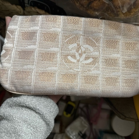 Authentic Chanel New Travel Line Pouch/wristlet - Picture 2 of 12